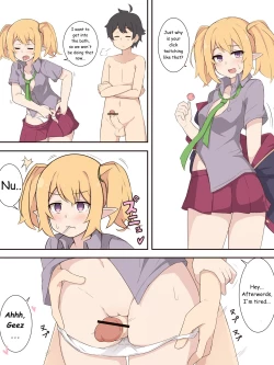 Page 2 of Kuroe to Otomari Ecchi Suru Ohanashi | Overnight Sex With Chloe Story