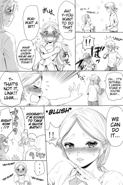Page 2 of BreaWi no LinZel ga Hitasura Ichaicha Shite Sukebe na Koto Suru Manga | A BoTW manga where Link and Zelda earnestly flirt and do lewd things