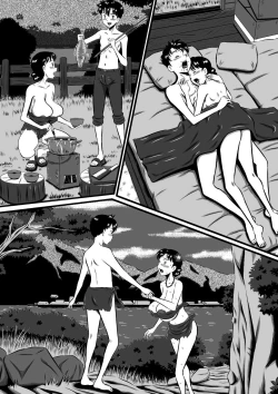 Page 75 of Kaasan! Kaa-saaaan! Mujintou, Oyako Futari de Yagai Sex!