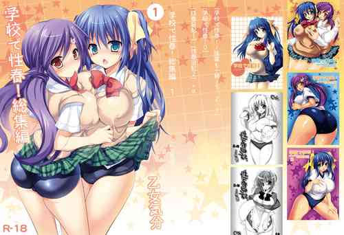[Otomekibun (Sansyoku Amido.)] Gakkou de Seishun! Soushuuhen 1 [Digital]
