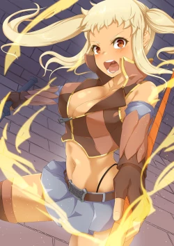 Page 1 of Tsuyoi Onna Senshi, Inma o Taoshita Kurou ga Mukuwarezu Nikubenki ni Naru