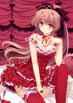 Page 27 of Tsuki ni Yorisou Otome no Sahou official visual fanbook