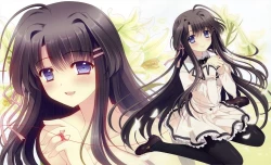 Page 13 of Tsuki ni Yorisou Otome no Sahou official visual fanbook