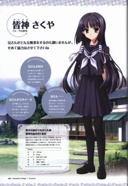 Page 7 of Tasogare no Sinsemilla Official Visual Fan book