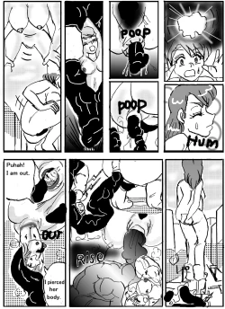 Page 8 of The real vore of the gaintess & Man-sucking leech fear