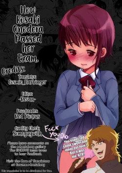 Page 35 of Onodera Kosaki wa Koushite Juken ni Seikou Shimashita.