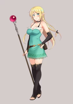 Page 7 of Jitaku Keibiin na Ore no Netoge Yome wa Kyonyuu de Elf Denshiban Tokuten