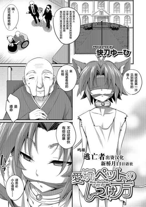 [Kaitou Yuuhi] Aigan Pet no Shitsukekata (Otokonoko Heaven's Door 8) [Chinese] [逃亡者x新桥月白日语社] [Digital]