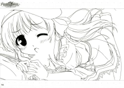 Page 48 of Daitoshokan no Hitsujikai ～dreamimg Sheep～ Event CG Lineartbook