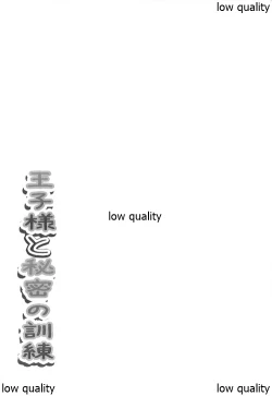 Page 3 of Ouji-sama to Himitsu no Kunren