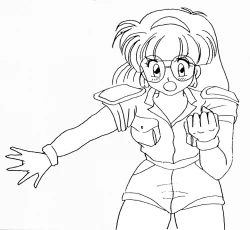 Page 93 of Rance 1.2.3 Genga Settei Shiryou