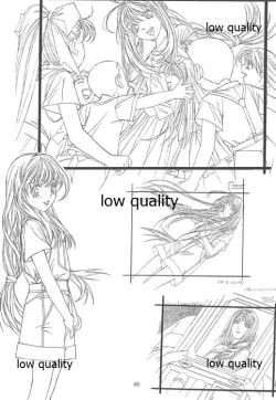 Page 45 of Flutter of birds 線画集