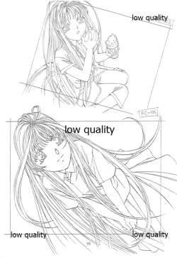 Page 74 of Flutter of birds 線画集