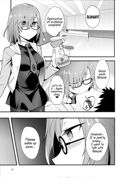 Page 24 of Mash ga Event de Neteru Senpai ni Itazura Suru Hon | Book About Mashu Molesting Senpai Who Is Sleeping Due to an Event