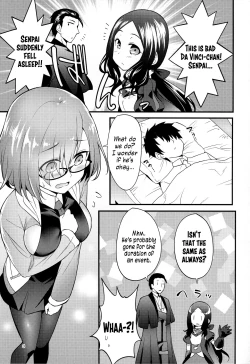 Page 2 of Mash ga Event de Neteru Senpai ni Itazura Suru Hon | Book About Mashu Molesting Senpai Who Is Sleeping Due to an Event