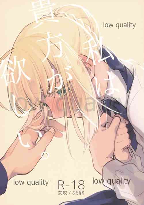 (C92) [Atama Ohanabatake (Otama)] Watashi wa Anata ga Hoshii. (Fate/stay night)