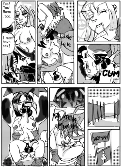 Page 18 of Flower vore "Human and plant heterosexual ra*e and seed bed"