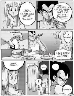 Page 17 of First Kiss<DBZ, Dragon Ball, Vegeta, Bulma, Romantic, Romance>