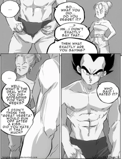 Page 71 of First Kiss<DBZ, Dragon Ball, Vegeta, Bulma, Romantic, Romance>