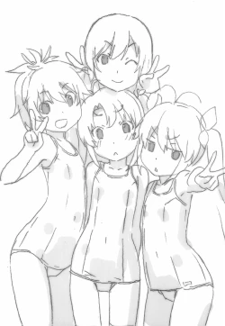 Page 9 of Minna Sukumizu no Onyanoko no Chou Usui Hon nano 3