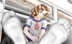 Page 74 of Doukyuusei wa Ashi Fechi Mari Vol.1