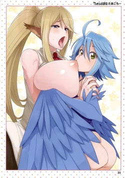 Page 35 of Monster Musume no Iru NichijouANOTHER CREATOR VISUAL FAN BOOK