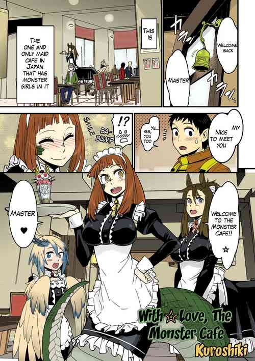 [Kuroshiki] Mon Cafe Yori Ai o Kominute | With Love, the Monster Cafe (Bessatsu Comic Unreal Monster Musume Paradise Vol. 4) [English] [Colorized] [Decensored] [Digital]