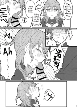 Page 12 of Byleth Sensei ga Mune de Shite kureru Hon | A book where Byleth-sensei gives a titfuck