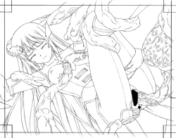 Page 34 of Totsugeki Tenshi Kanon - Digital Line Art Collection＋α