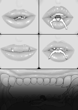 Page 2 of Devil Snake Girl vore manga