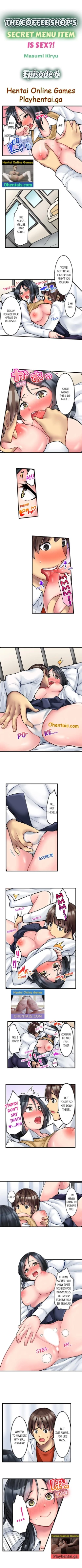 Page 2 of THE COFFEE SHOP'S SECRET MENU ITEM IS SEX?! Ch. 6-9