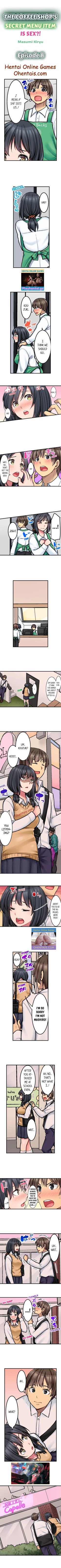 Page 8 of THE COFFEE SHOP'S SECRET MENU ITEM IS SEX?! Ch. 6-9