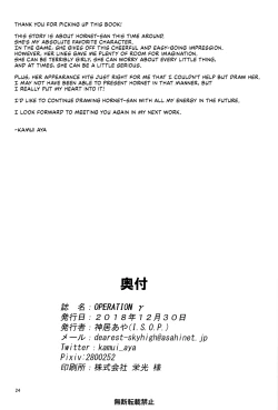 Page 21 of OPERATION γ