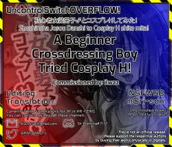 Page 37 of Shoshinsha Josou Danshi to Cosplay H shite mita!
