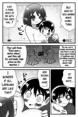 Page 4 of Uchuujin ni Rachi Sarete Uchuujin Muke AV ni Shutsuen Shichatta Shounen no Hanashi | A story about a boy who was abducted by aliens and asked to make an alien orientated porno