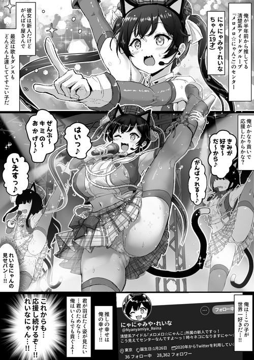 Download Oshiteru Seisokei Idol ga Ura de wa Yarichin Bishounen to...