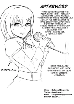 Page 6 of Yashio Rui's Melancholy - doodle book