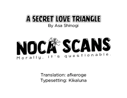 Page 23 of Himitsu no Triangle Love | A Secret Love Triangle