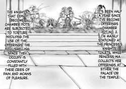 Page 37 of Hounou Omaru ni Sareta Hime to Kishi