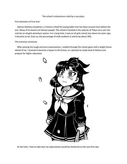 [Hakidame no Koganemushi (Koganemushi)] Succubus School Life 1-nensei Hen [English] [Digital] [Incomplete]