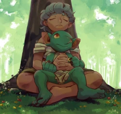 Page 14 of Different language futanari ♀ x goblin ♂