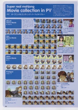 Page 94 of Super Real Mahjong Visual Fan Book Perfect Collection