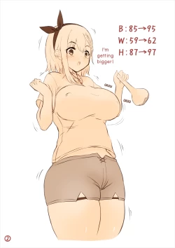 Page 2 of Ryza ga Nice Body ni Naru Kusuri o Nondara Yosou Ijou ni Seichou shite shimatta E