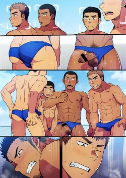 Page 59 of Seikan Link ~Kankaku Kyouyuu Appli de Suieibu no Coach to Ore no na Bubun o Tsunaide Shigeki Shite Mita.