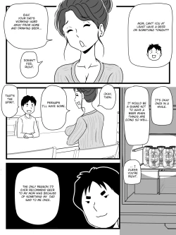 Page 10 of Beer o Nomu to Inran ni Naru Kaa-san to Yareta Hanashi