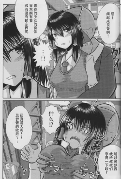 Page 7 of Joshi Kousei Reimu Chikan Densha Higai