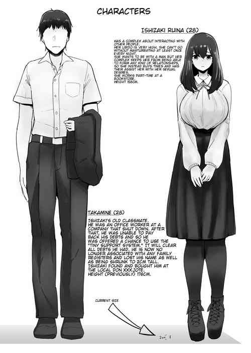 [Marushamo] Chiisaku Natta Jibun o Katta no ga Mukashi no Doukyuusei Datta Hanashi Jou | The Story of When My Old Classmate Bought Me After I Shrank [English]