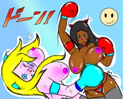 Page 16 of セクシーな子猫のトップレスボクシング - PandoraCatfight Free