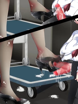 Page 65 of Seifuku OL ni fuma re chau ~tsuRiko senpai wa ashi koki jōzu