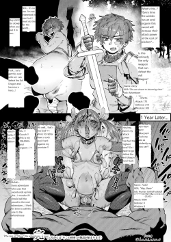 Page 1 of "Anal de Mesuiki Suru Hodo Tsuyoku Naru Buki" o Te ni Irete, Tsuyoku Narou to Anal Sex Bakkari Shitetara Tatakai toka Doudemo Yokunacchatta Boukensha-san Desu.